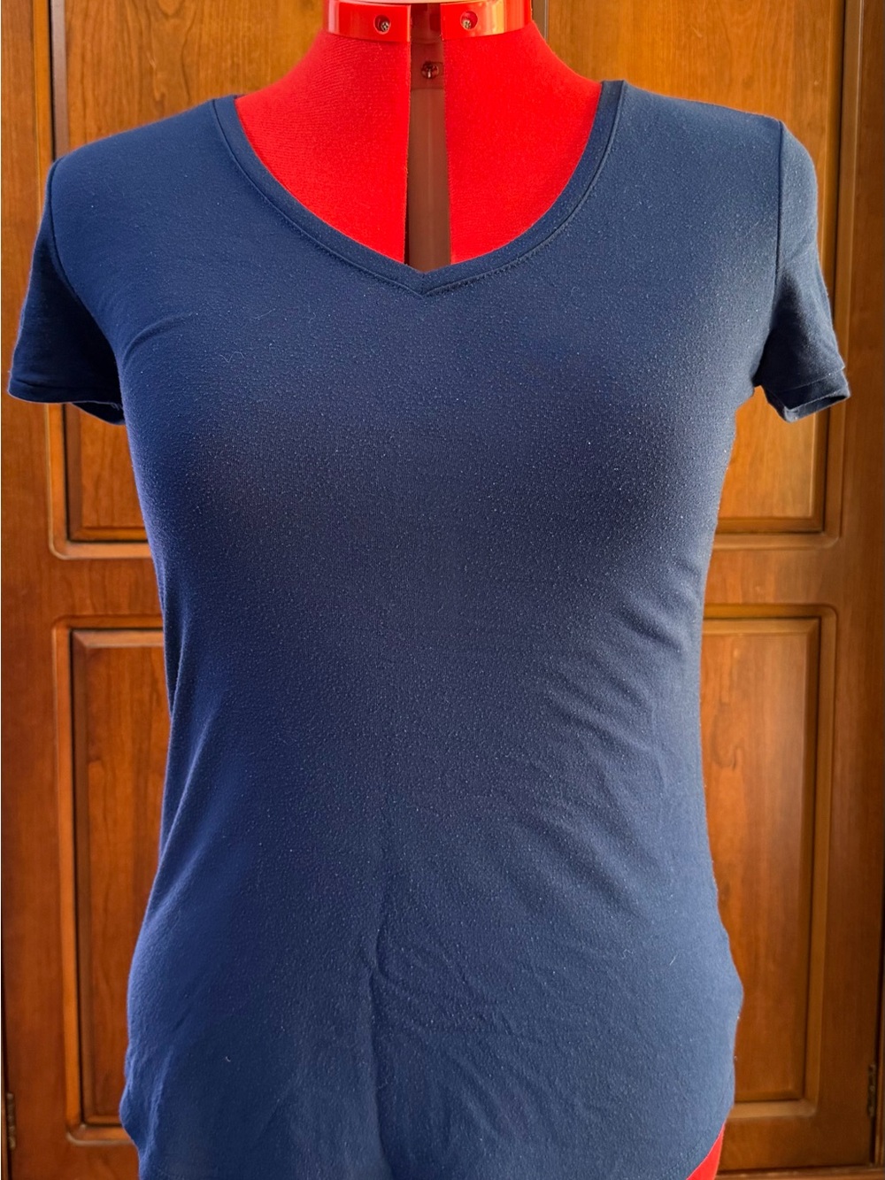SO Navy V-Neck Short Sleeve Tee